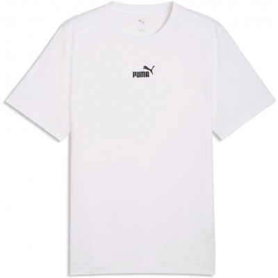 Puma Essentials Small No.1 Logo Centered Tee bílá černá – Zboží Mobilmania