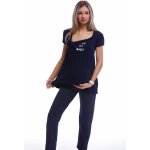 Pyžamo na kojení a pro těhotné 1D0888 modrá – Zboží Dáma