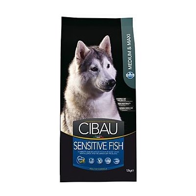 Cibau Dog Adult Sensitive Fish Medium & Maxi 3 x 12 kg