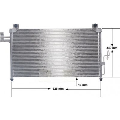 Kondenzátor, klimatizace MAHLE AC 327 000S (AC327000S) – Zboží Mobilmania