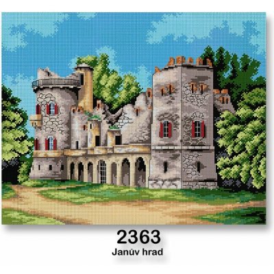 Předloha vyšívací 40 x 50 cm 2363 Janův hrad – Zboží Mobilmania
