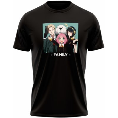 tričko Spy x Family černé