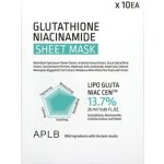 APLB Glutathione Niacinamide Sheet Mask Rozjasňující pleťová maska 1 ks 25 ml – Hledejceny.cz