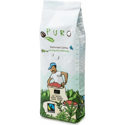 Puro Fairtrade Bio 100% Arabica zrnková 250 g – Hledejceny.cz