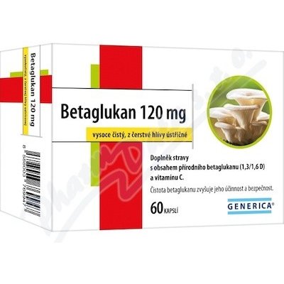 Generica Betaglukan 120 mg 60 kapslí