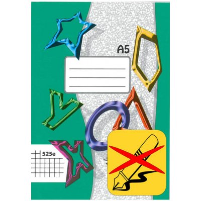 Papírny Brno Školní sešit EKO 525 A5 čtverečkovaný – Sleviste.cz