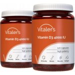 Vitaler's Vitamin D3 4000 IU 120 kapslí – Hledejceny.cz