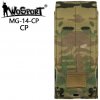 Army a lovecké pouzdra a sumky Wosport Single Molle M4 M16 s chlopní MC