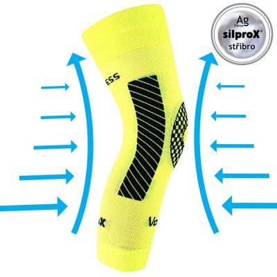 VoXX Protect kompresní návlek koleno neon žlutá 1 ks – Zboží Mobilmania
