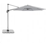 Doppler ACTIVE 370 cm - výkyvný zahradní slunečník s boční tyčí světle šedá – Zboží Dáma