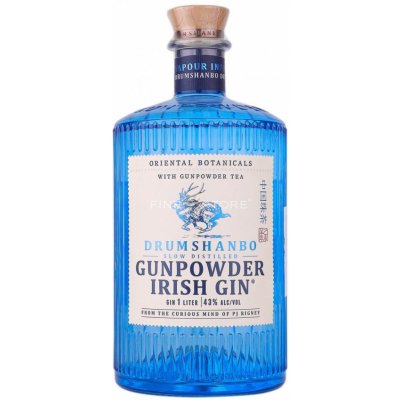 Drumshanbo Gunpowder Irish Gin 43% 1 l (holá láhev) – Zbozi.Blesk.cz