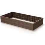 Vyvýšený záhon Prosperplast BASE WOODY hnědý 149,2 cm – Zboží Dáma