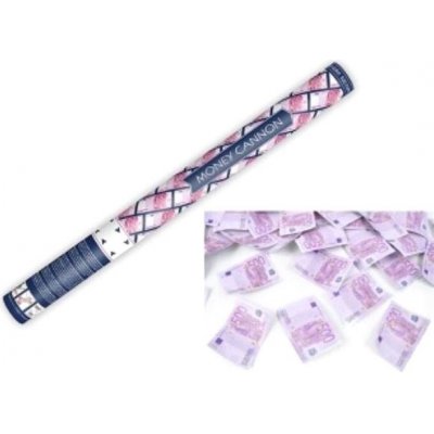 PartyDeco Vystřelovací konfety 60cm 500 eur – Zboží Dáma