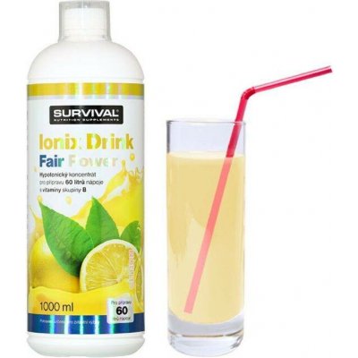 Survival Ionix Drink Fair Power® Hypotonický Nápoj citrón| 1000 ml – Sleviste.cz