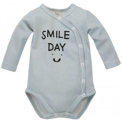 Pinokio Little Car Zavinovací body s dlouhým rukávem Ecru Pruhy – Hledejceny.cz