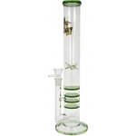 Super Heroes Skleněný bong s perkolací Straight Honey Bee 42cm – Hledejceny.cz
