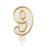 Godan Dortová svíčka číslo 0 zlatá – Hledejceny.cz