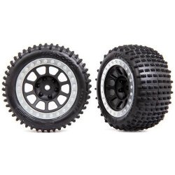 Traxxas kolo 2.2" disk šedý/chromovaný pneu Alias 2 zadní