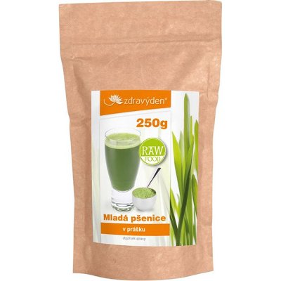 Mladá Pšenice prášek Raw Zdravý den 250 g – Hledejceny.cz