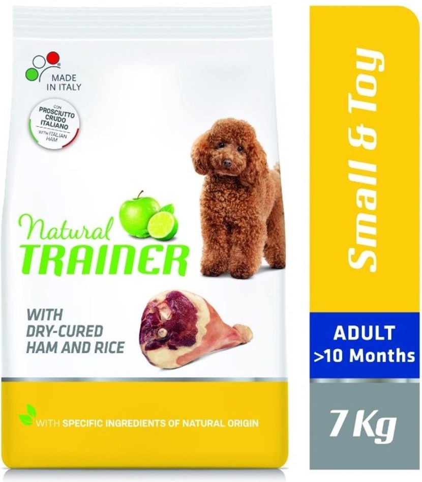 Trainer Natural Small & Toy Adult Prosciutto a ryze 7 kg