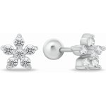 Brilio Silver náušnice EA1092W – Zboží Mobilmania