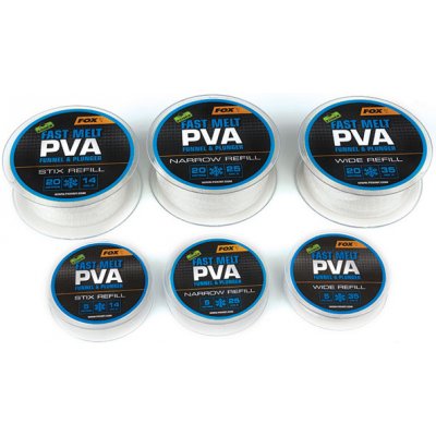 Fox Edges PVA Fast Melt Mesh refill 25 mm Narrow 5 m 25 mm náhradní punčocha střední – Hledejceny.cz