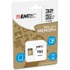 Paměťová karta Emtec microSDHC 32 GB Class 10 Gold+ ECMSDM32GHC10GP