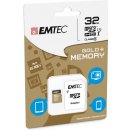Emtec microSDHC 32 GB Class 10 Gold+ ECMSDM32GHC10GP