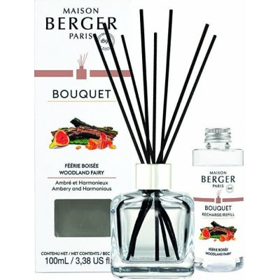 Maison Berger Paris Dárková sada aroma difuzér Cube + náplň Woodland Fairy 100 ml – Hledejceny.cz