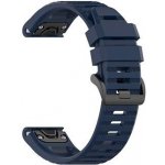 FIXED Silicone Strap řemínek pro Garmin QuickFit 20mm modrý FIXSST-QF20MM-BL – Zboží Živě