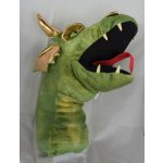 Maňásek na ruku hlava Zelený drak Large Dragon Heads 40 cm – Zboží Mobilmania