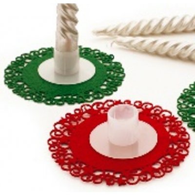 Stojany na svíčky, plastové svícny 12 ks. G51600 – Sleviste.cz