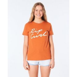 Rip Curl LOGO STANDARD TEE Sun Rust