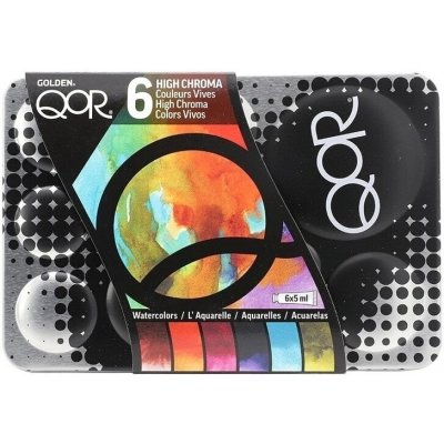 QOR Watercolor Modern Sada akvarelových barev High Chroma Colors 6 x 5 ml – Sleviste.cz