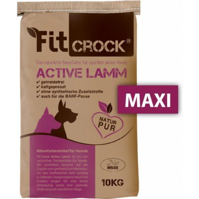 cdVet Fit-Crock Active Maxi Jehněčí lisované za studena 10 kg – Hledejceny.cz