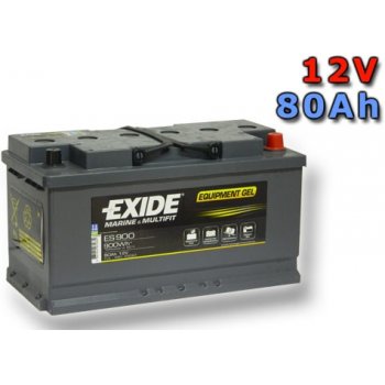 Exide Equipment Gel 12V 80Ah 540A ES900