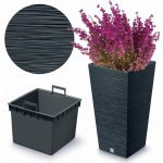 Prosperplast Květináč FURU SQUARE 29,5 cm antracit – Zboží Dáma Prosperplast Květináč FURU SQUARE 29,5 cm antracit – Zboží Dáma