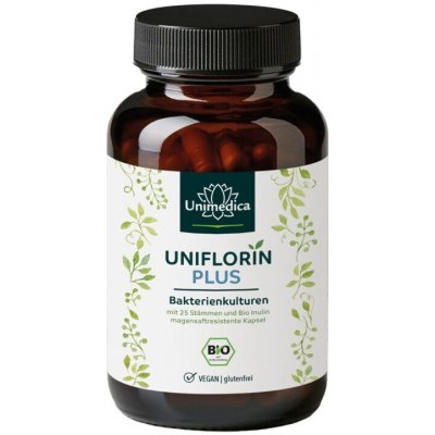 Unimedica Uniflorin Plus probiotický komplex + Bio Inulin 180 kapslí – Hledejceny.cz