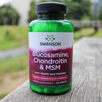 Swanson Glukosamin Chondroitin i MSM 120 tablet