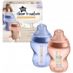 Tommee Tippee láhev s obrázky C2N 2ks me modrá 260ml – Sleviste.cz