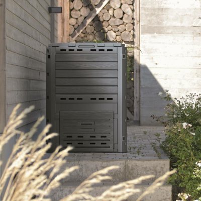 Prosperplast Compogreen Woody 280 l antracit IKST280-S433 – Sleviste.cz