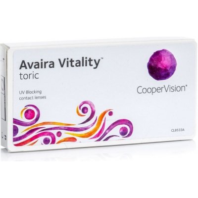 Cooper Vision Avaira Vitality Toric 3 čočky