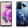 Pouzdro a kryt na mobilní telefon Xiaomi Pouzdro mmCase Gelové Xiaomi Redmi Note 12S - vlci v lese