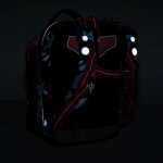 Topgal černý batoh s barevnými kytičkami Coco 21006 G – Zboží Mobilmania