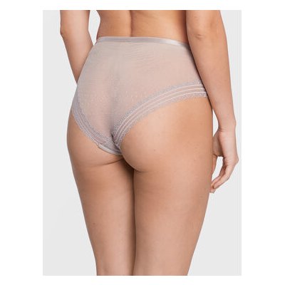 Triumph Klasické kalhotky s vysokým pasem Tempting Tulle 10210008 Šedá – Hledejceny.cz