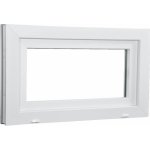 ALUPLAST Sklopné plastové okno bílé 70x50 Zasklení: Dvojsklo Ug= 1,1 – Zbozi.Blesk.cz