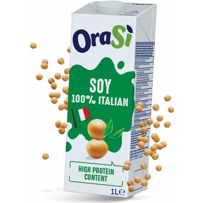 OraSi Nápoj sójový s vitamíny a vápníkem vegan 1 l – Sleviste.cz