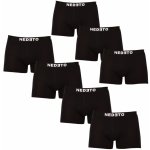 Nedeto 7 Pack pánské boxerky černé (7NDTB001-brand) – Zbozi.Blesk.cz