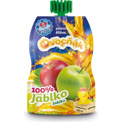 Ovocňák s.r.o. 100% šťáva jablko 200ml – Zboží Mobilmania