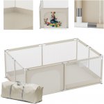 Tulano Playpen Ohrádka 120 x 180 cm Béžová – Zboží Dáma